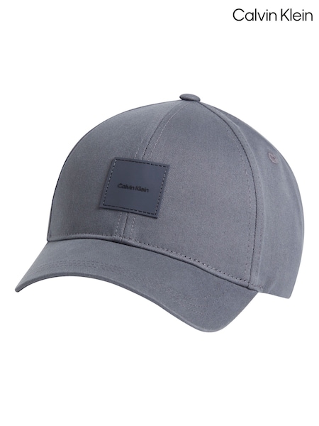 Calvin Klein Grey 100% Cotton Baseball Cap (AW9103) | £40