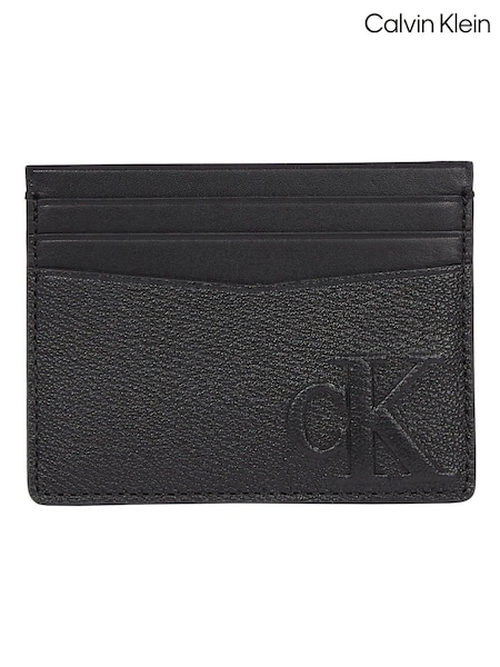 Calvin Klein Black Logo Embossed Card Holder (AW9110) | £65