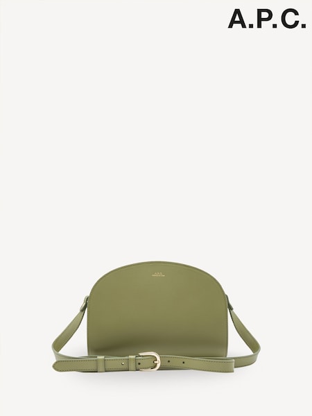 A.P.C. Green Half Moon Bag (AW9270) | £460