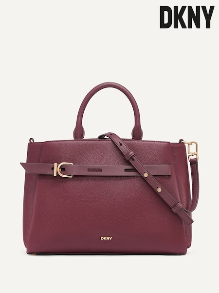 DKNY Red Onyx Satchel Bag (AW9326) | £235
