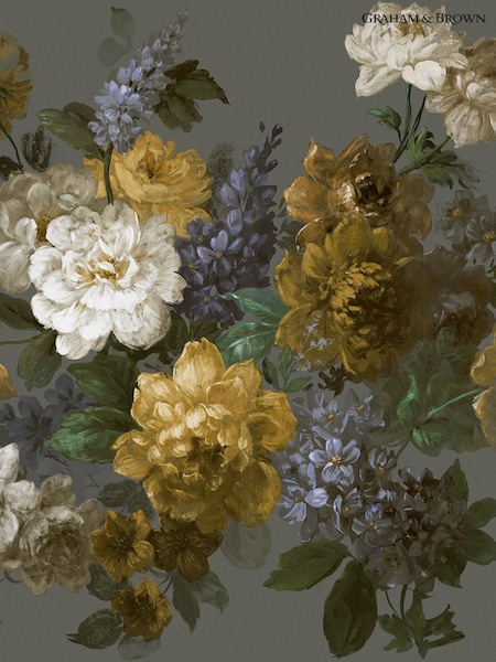 Graham & Brown Lemon Bloem Fixed 4M Mural (AW9563) | £300