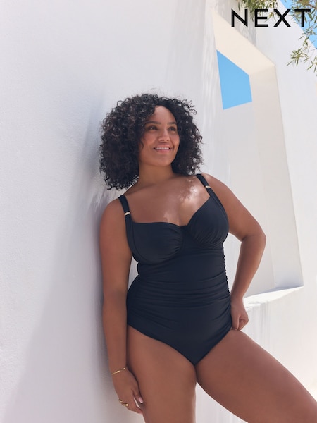 Black F-K Underwired Tummy Control Swimsuit (AW9625) | £60