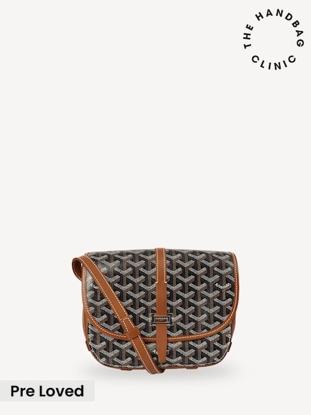 Goyard Brown Belvedere PM Leather Handbag (AW9722) | £2,395