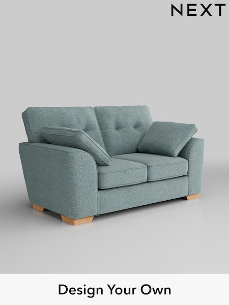 Chunky Chenille/Light Teal Green Stamford Buttoned Back (AW9884) | £1,099