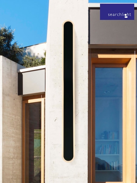 Searchlight Sand Black and Frosted Acrylic Paris LED Outdoor Wall Light (AY0014) | £88