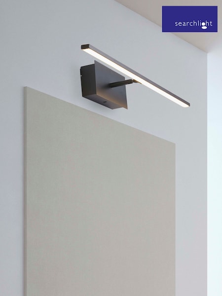 Searchlight Black Lucca LED Wall Light IP44 (AY0018) | £40