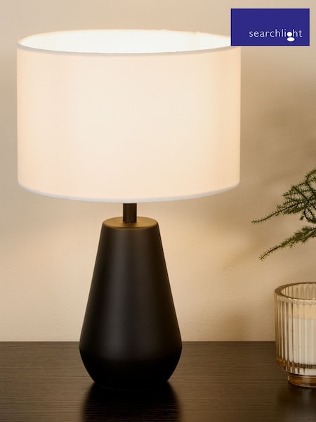Searchlight Black Geo Pair Touch Table Lamp (AY0031) | £46