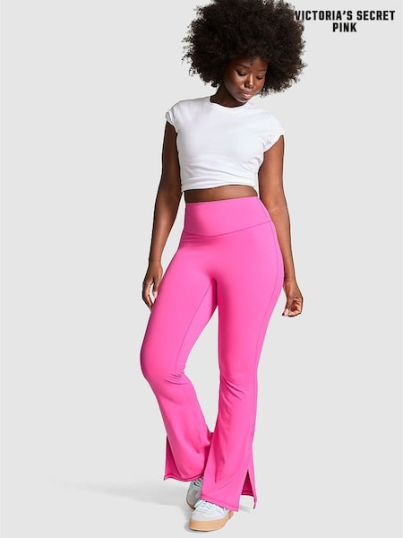 Victoria's Secret PINK Pink Gossip Flared Relay Slit Leggings (AY0090) | £39