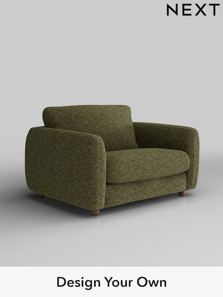 Chunky Chenille/Dark Moss Green Aiden (AY0194) | £925