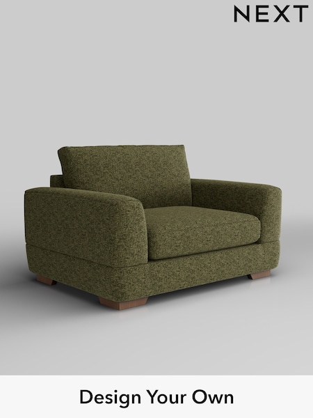 Chunky Chenille/Dark Moss Green Clayton (AY0201) | £950