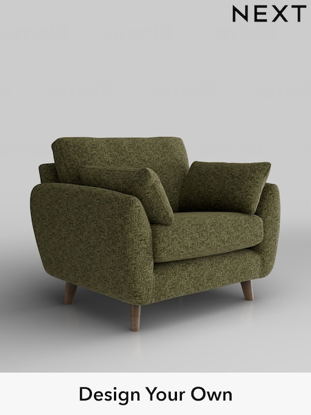 Chunky Chenille/Dark Moss Green Wilson (AY0211) | £650