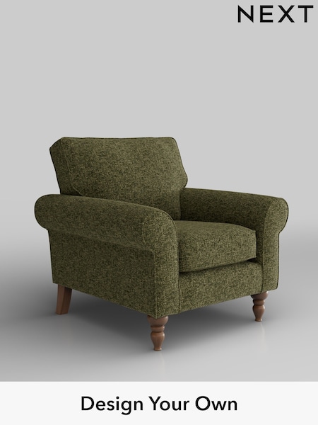 Chunky Chenille/Dark Moss Green Mallory (AY0212) | £625