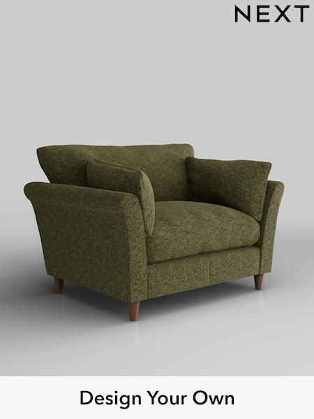 Chunky Chenille/Dark Moss Green Hartley Relaxed Sit (AY0219) | £1,025