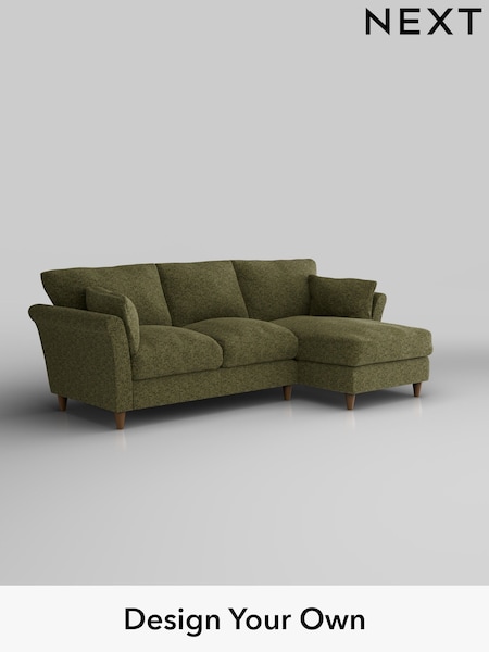 Chunky Chenille/Dark Moss Green Hartley Relaxed Sit (AY0219) | £1,899