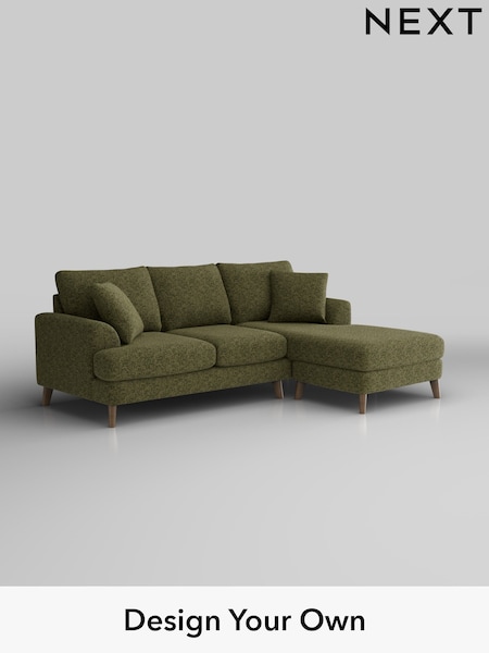 Chunky Chenille/Dark Moss Green Parker (AY0223) | £1,775