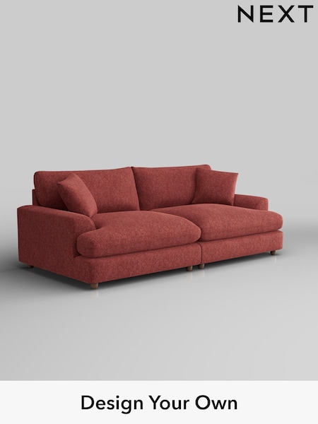 Cotswold Chenille/Dark Terracotta Orange Parker Platform Grand Relaxed Sit (AY0236) | £1,799