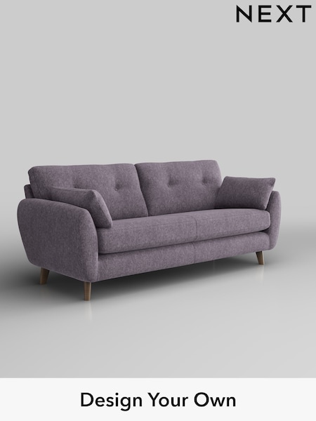 Cotswold Chenille/Light Lilac Purple Wilson Buttoned Back (AY0277) | £1,150