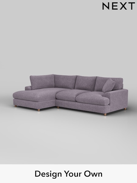 Cotswold Chenille/Light Lilac Purple Parker Platform Grand Relaxed Sit (AY0292) | £2,375