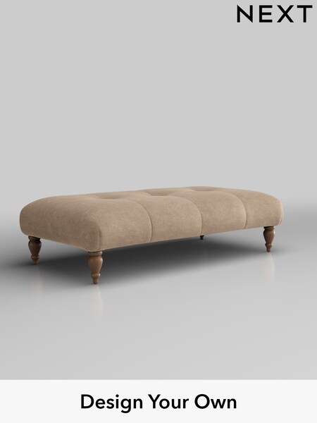 Luxe Chenille/Mid Camel Beige Erin Buttoned Back Deep Sit (AY0347) | £550