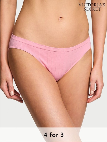 Victoria's Secret Pink Hope Bikini Ribbed Knickers (AY0451) | £9