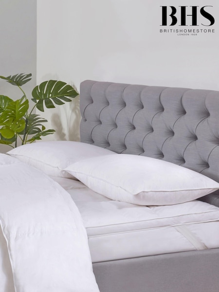 BHS 100% Cotton Goose Feather 10.5 Tog Duvet (AY0606) | £60 - £110