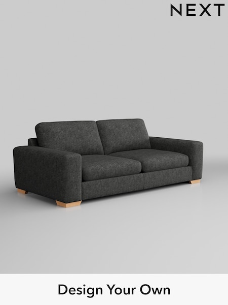 Boucle Weave Easy Clean/Charcoal Grey Houghton Deep Sit (AY0868) | £1,250