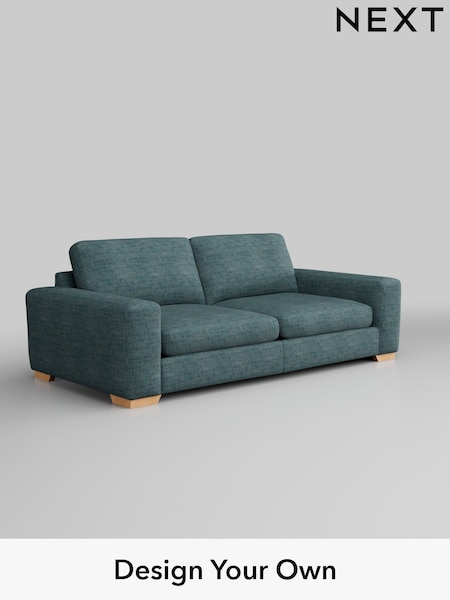 Boucle Weave Easy Clean/Dark Teal Green Houghton Deep Sit (AY0870) | £1,250