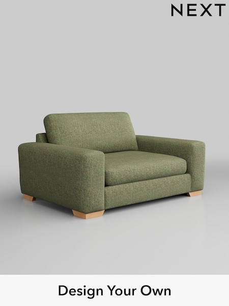 Chunky Boucle Easy Clean/Mid Green Houghton Deep Sit (AY0875) | £1,175