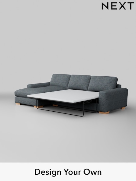 Boucle Weave Easy Clean/Dark Blue Houghton Deep Relaxed Sit (AY0876) | £2,675