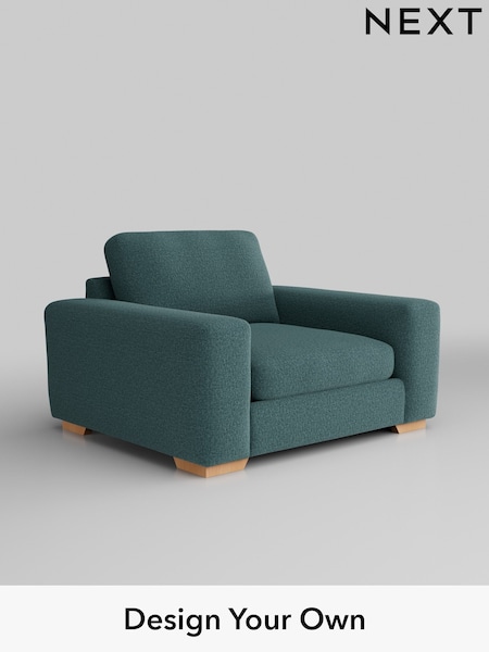 Chunky Chenille/Mid Teal Green Houghton Deep Sit (AY0894) | £975