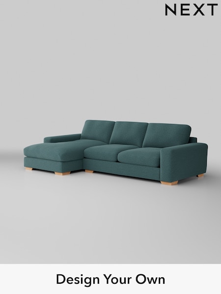 Chunky Chenille/Mid Teal Green Houghton Deep Sit (AY0894) | £2,250