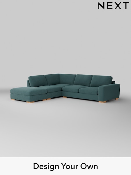 Chunky Chenille/Mid Teal Green Houghton Deep Sit (AY0894) | £2,599