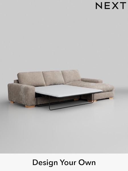 Distressed Velour/Mid Natural Houghton Deep Relaxed Sit (AY0928) | £2,825