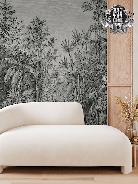 Art For The Home Black and White Archive Jungle Fixed Size 2M Mural (AY0934) | £120
