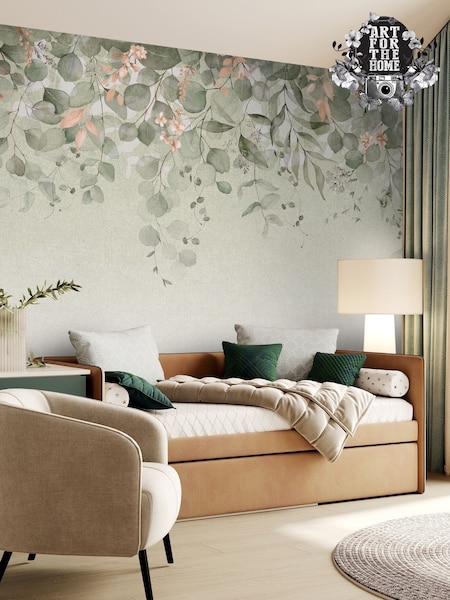 Art For The Home Sage Botanical Cascade Fixed Size 3M Mural (AY0965) | £195
