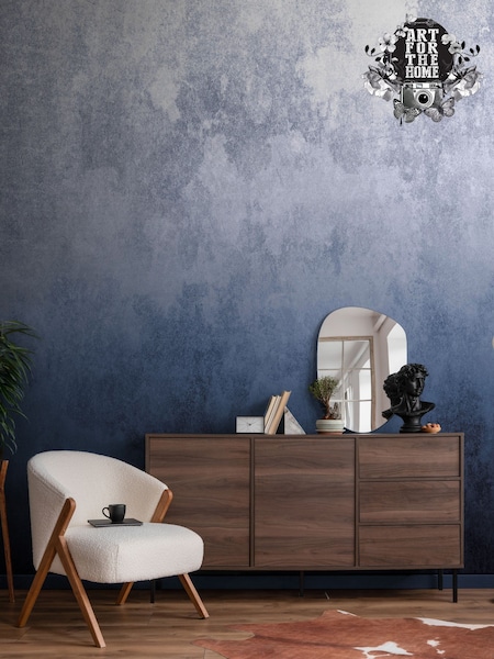 Art For The Home Navy Ombre Fixed Size 3M Mural (AY0966) | £195