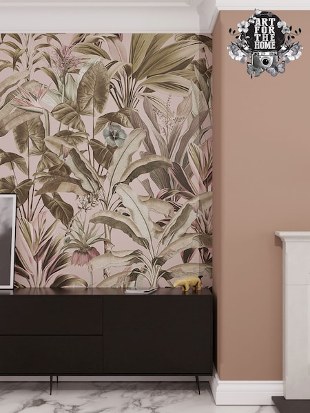 Art For The Home Blush Funky Jungle Fixed Size 3M Mural (AY1015) | £195