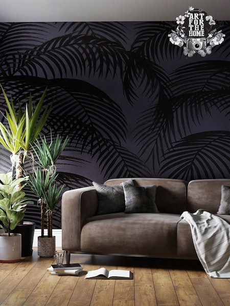 Art For The Home Midnight Palm Silhouette Fixed Size 3M Mural (AY1016) | £195