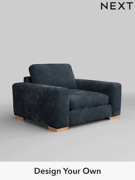 Distressed Velour/Midnight Blue Houghton Deep Sit (AY1032) | £975