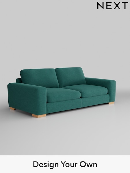 Fine Chenille Easy Clean/Dark Juniper Green Houghton Deep Sit (AY1033) | £1,375