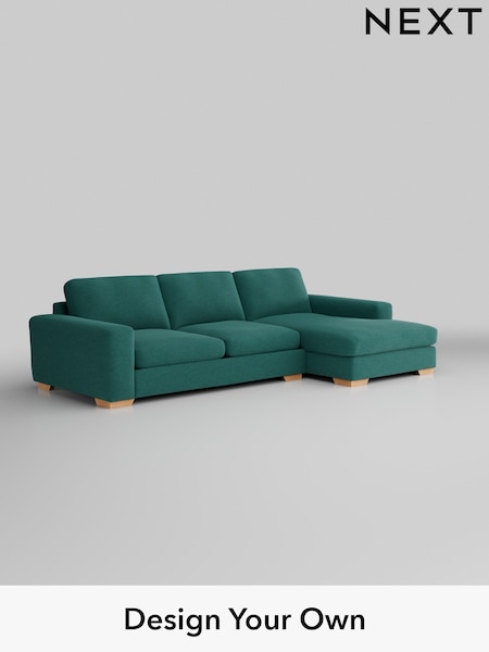 Fine Chenille Easy Clean/Dark Juniper Green Houghton Deep Sit (AY1033) | £2,250