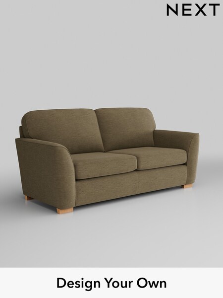 Fine Chenille Easy Clean/Dark Moss Green Malvern (AY1037) | £1,075
