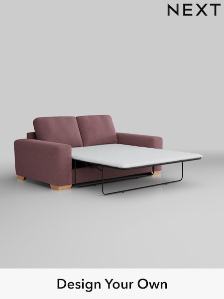 Fine Chenille Easy Clean/Mid Mulberry Purple Houghton Deep Relaxed Sit (AY1043) | £1,525