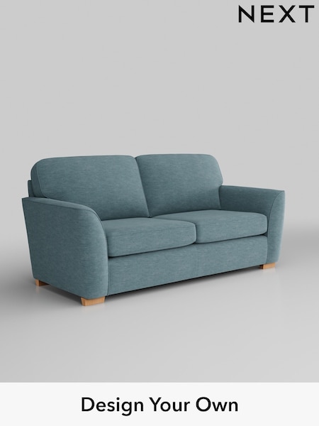 Fine Chenille Easy Clean/Mid Blue Malvern (AY1045) | £1,075