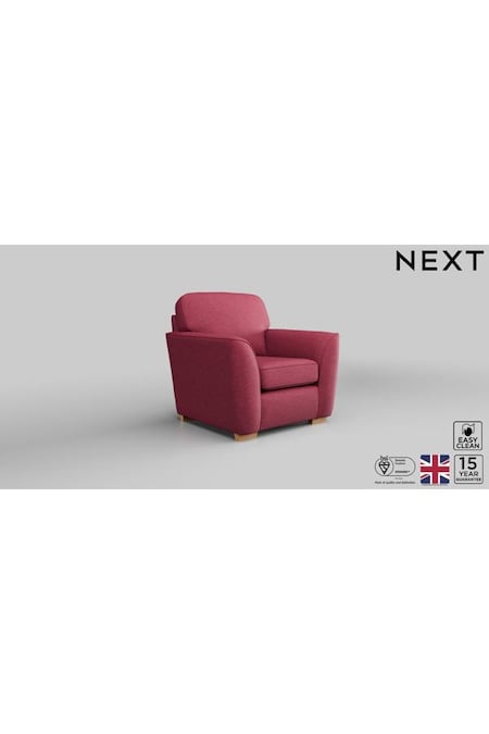 Fine Chenille Easy Clean/Mid Raspberry Pink Malvern (AY1052) | £625