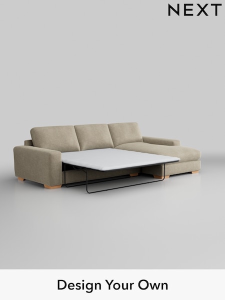 Luxe Chenille Weave/Mid Natural Houghton Deep Relaxed Sit (AY1074) | £2,975