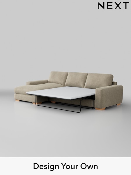 Luxe Chenille Weave/Mid Natural Houghton Deep Relaxed Sit (AY1074) | £2,975