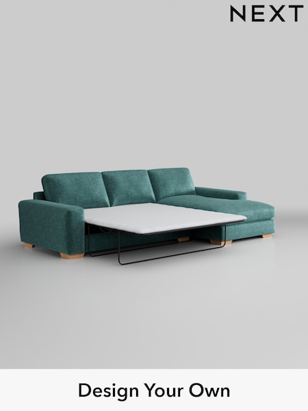 Plush Chenille/Dark Teal Green Houghton Deep Relaxed Sit (AY1078) | £2,825