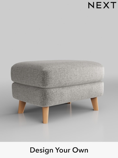 Plush Chenille/Light Grey Parker Buttoned Back (AY1086) | £425