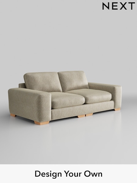 Plush Chenille/Light Natural Houghton Deep Relaxed Sit (AY1087) | £1,525
